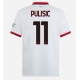 AC Milan Christian Pulisic #11 Replike Gostujuci Dres 2024-25 Kratak Rukav